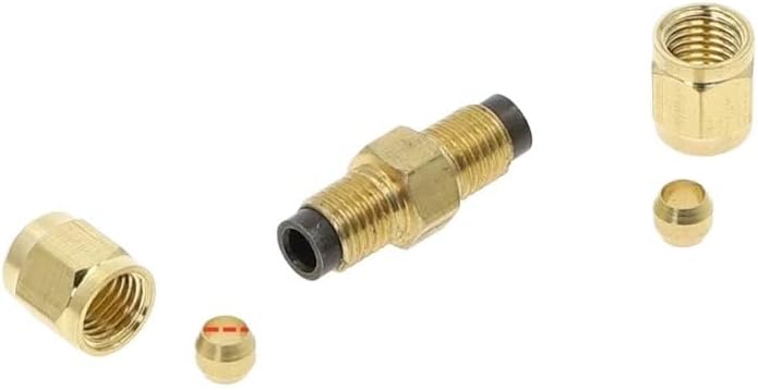 DPC SS ST For Centralized Lubrication System M8x1 Oil Distributor/Sseparator Fittings CNC Machine Tool Tube 4mm Throttle Valves(SS-PB-PN,Flow 5)