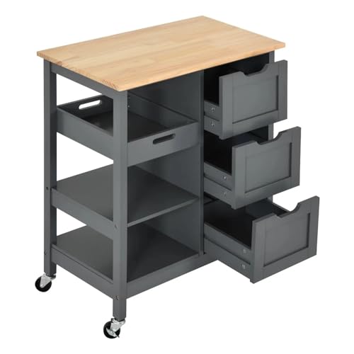 Estante de almacenamiento de cocina, carrito de servir para comedor, isla de cocina con carritos de almacenamiento para mesa de té y café para cocina