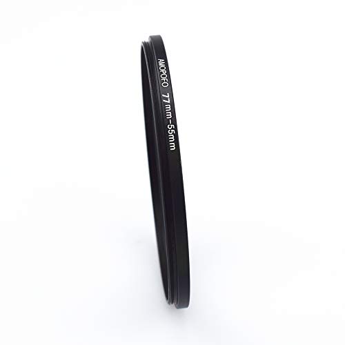 Image of 77mm to 55mm /77mm-55mm Step-Down Ring Filter Adapter for All Brands UV,ND,CPL,Metal Step-Down Ring Adapter