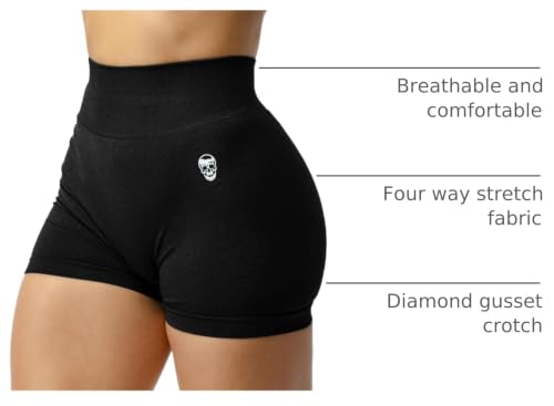 Image of Gymreapers Infinity Seamless Workout Shorts High Waist Biker Shorts for Women Athletic Gym Running Pilates Yoga Sport Short