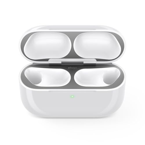 elago Dust Guard Compatible with AirPods Pro 3 Case - Anti-Dust Film Sticker, Protects from Iron/Metal Residue (Dark Grey) (1 Set) (Must Watch Installation Guide)