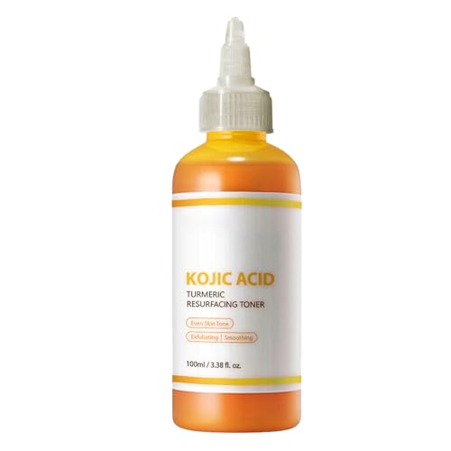 KOAHDE Sérum Facial Iluminador y Anti Manchas,Suero de Cúrcuma de Acido Kójico,100ML,Antienvejecimiento,Corrector De Manchas Oscuras