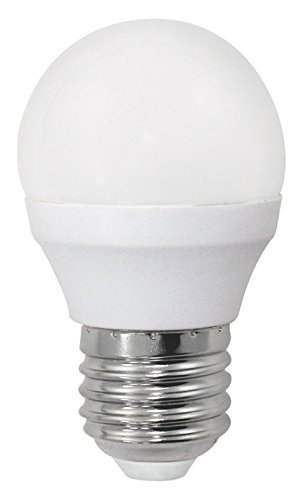 Bombilla LED esférica 6W (equivalente a 40W) Luz calida (3000K) no dimmable. E27. 470 Lm. 25000 horas de vida. Encendido ultrarrapido (encendido al 100 % en 0,5 sg).