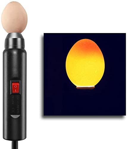Egg Candler Tester for Monitoring Eggs Development, Bright Cool LED Light Candling Lamp