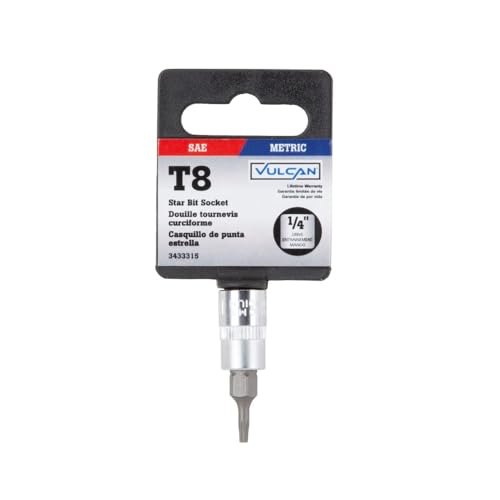 Bit Star 1/4" Drive T8 pour retirer les vis bloquées sans foirer la tête - 3