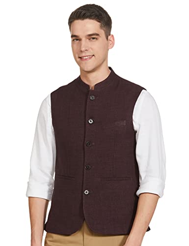 Image of Arrow mens Bandhgala Vest Coat