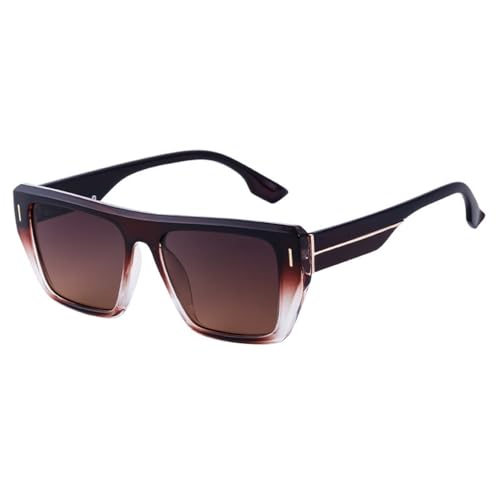 Lunettes de soleil carrées pour hommes et femmes vintage de luxe