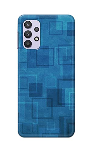 Image of Printed Hard Back Cover Case for Samsung Galaxy M32 5G | Samsung Galaxy A32 5G Back Cover (Plain Azure Blue) -203