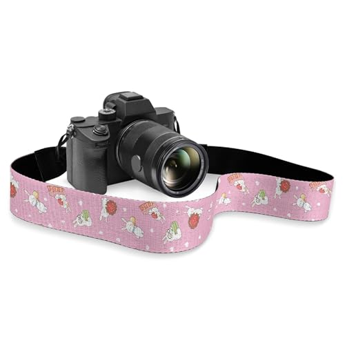Boatee Cute Rabbit Camera Strap Cross Body Camera Strap Camstrap - Hands-Free Strap For Cameras Camera Sling Strap for ALL DSLR/SLR Cameras Camera Hand Strap