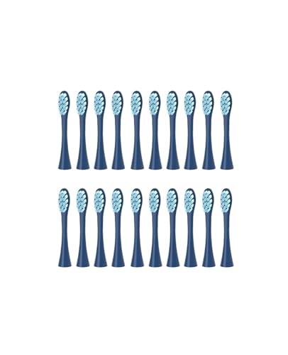 10/20X �����p�u���V�w??�b�h Oclean X/X PRO/Z1/F1/One/Air 2/SE �\�j�b�N�d�����u���V�\�t�g�уm�Y���ƌ݊�������(20pcs blue)
