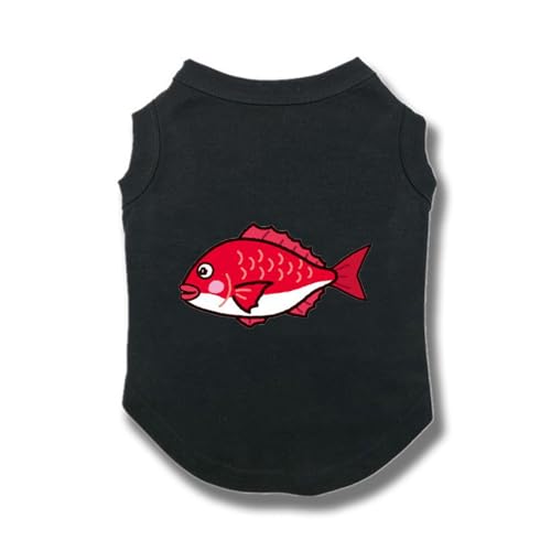 CNJKS ノースリーブ シンプル 可愛い おしゃれ 紫外線対策 抜け毛防止 多頭飼い 夏用 ブラック 犬服 ドッグウェア M タンクトップ 袖なし 部屋着 記念撮影 小中型犬 Tシャツ 寝間着 通気性柔らかさ 中型犬 小型犬適し小型犬