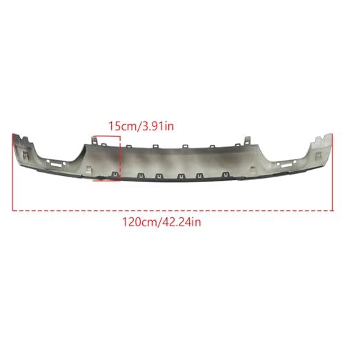 Image of labwork Matte Black Front Bumper Skid Plate Lower Valance Molding Trim ML34-17F771-ACW Replacement for F150 2021-2023
