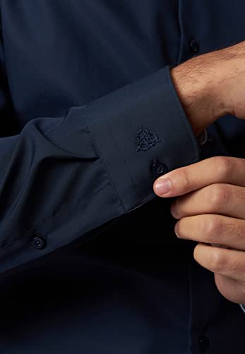 Roy Robson Camicia da uomo in cotone, vestibilità