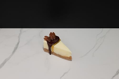 Fake Slice of Turtle Cheesecake
