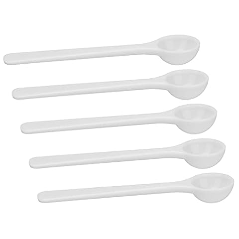 Łyżki Pomiarowe,100 Szt. Plastikowa Łyżka do Nawozu 2 ml/1G Odporność Na Wysoką Temperaturę Łyżka Pomiarowa Mikro Miarki Mini Miarki do Ogrodnictwa Nawożenie Kuchnia Gotowanie Pieczenie