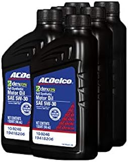 ACDelco 19418206 GM Original Equipment dexos1 5W-30 Full Synthetic Motor Oil - .946 L (Pack of 6)