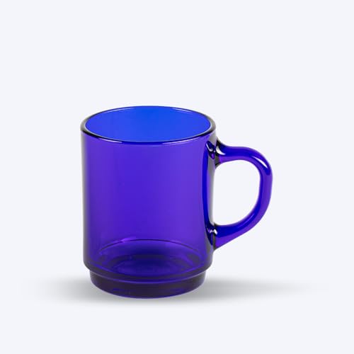 Duralex Versailles - Mug en verre Saphir 26 cl (Lot de 6)