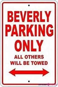 Jinkairui Beverly Parken Warnschild Modell 9877