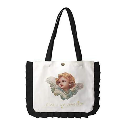 New Personalized Large-capacity Portable Canvas Bag lace all-match Shoulder Bags Cover