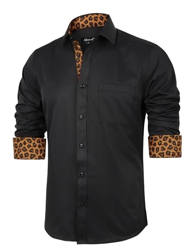Image of Alizeal Mens 3 Pcs Long Sleeve Shirts Set