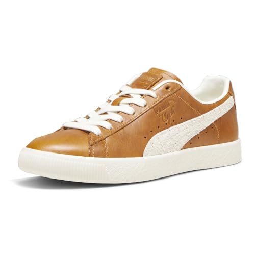 PUMA Mens Clyde Paris Lace Up Sneakers Shoes Casual - Brown2