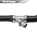Radiator Coolant Hose Upper Radiator Inlet Pipe Aluminum Y Hose 626-323 Compatible with Ram 2500 3500 4500 5500 2013-2014 For Ram 4000 2013 For Dodge For Ram 4000 (6.7L L6)