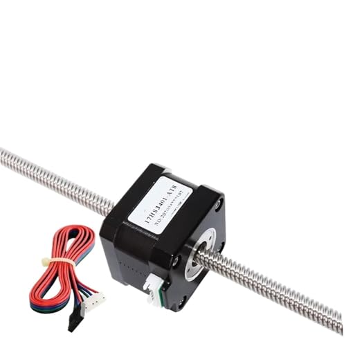 Moteur linéaire haute précision 42HA34-T8 avec tige filetée traversante 500mm intégrée