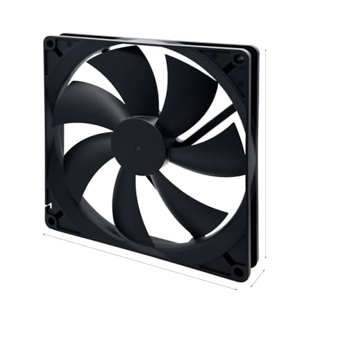 Ventilateur de moteur sans balais de 180 mm, 12 V, 80 CFM, à – vue 3