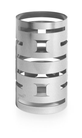 Multi-Level 12 in. Riser- Round Stainless Steel