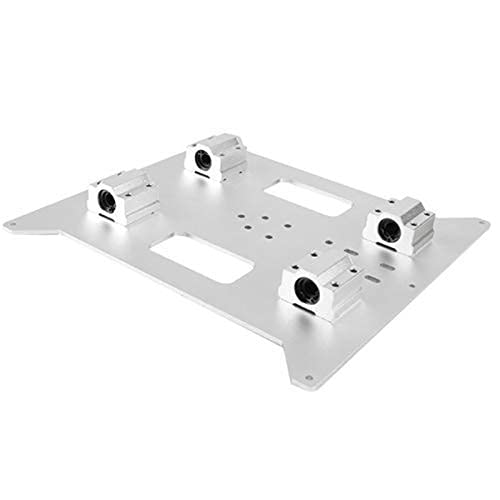 Accessori per stampante Piastra in alluminio di ricambio per carrello Y per Maker Select, Wanhao Duplicatior e stampante 3D I3 Mega