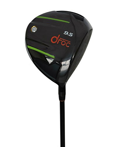 Droc - Droc Mens Driver (Titanium Stiff 9.5 Degrees, 100% Graphite Shaft)