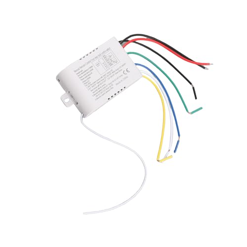 Fafeicy Smart WiFi Interruttore Luce a 4 Vie 220V Wireless Digitale On/Off Controllo Remoto da Parete con Ricevitore e Trasmettitore