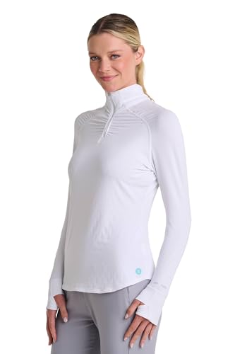 Coolibar UPF 50+ Women's Arabella Quarter-Zip - Sun Protective2