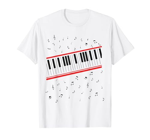 Piano Beat It T-Shirt, Homme, Blanc, L