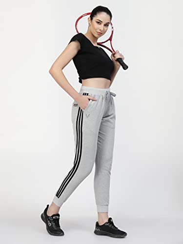 Image of UZARUS Women's Joggers Stretchable Pants | Slim Fit Casual Joggers for Women | Straight Relaxed Fit | Gym Pants