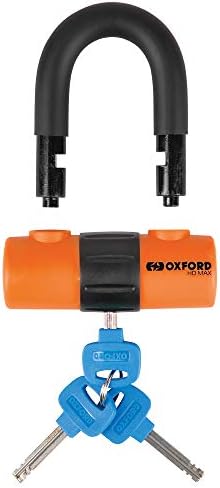Oxford HD Max Orange High Security Motorcycle Steel Disc Lock LK312