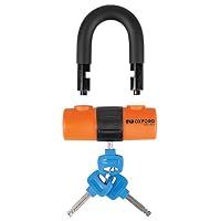 Oxford HD Max LK312 Hochsicherheits-Scheibenschloss aus Stahl, Orange – Ansicht 2