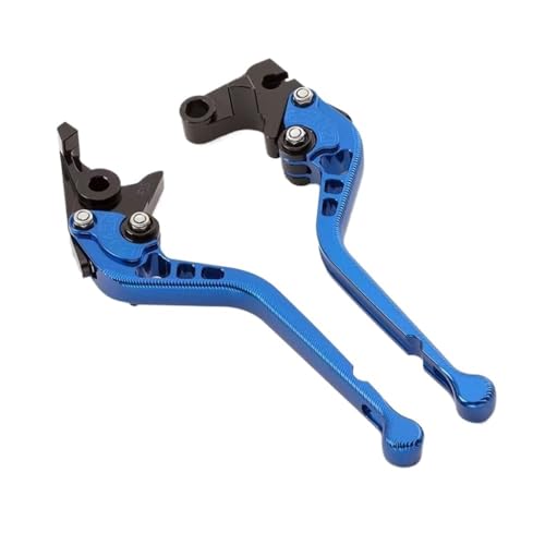 のためにドゥカティ・ストリートファイター848 2012-2015 999/S/R 2003-2006 2004 2005 調整可能レバー オートバイ用ブレーキクラッチレバー(Blue 177mm)