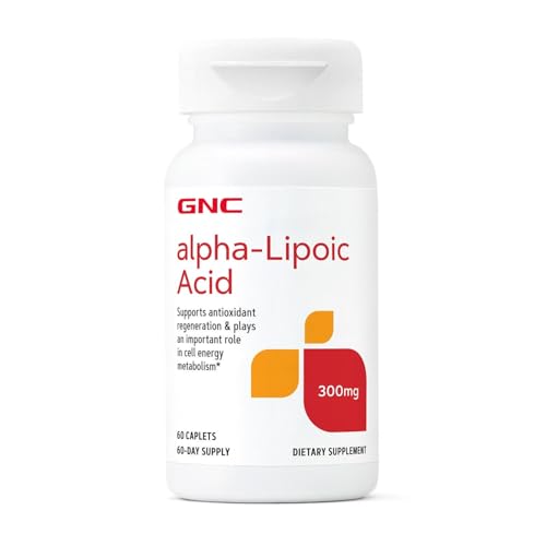 GNC Alpha-Lipoic Acid 300mg, Plays an Important Role in Cell
