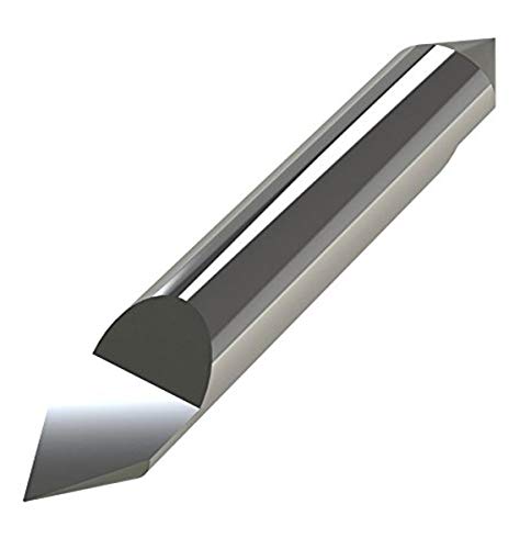 Micro 100, RSCM-120-2X, Right Hand Cut, Double Ended, Split-End, 60ΓΒ° Included Angle Engraving Tool, AlTiN Coated, Metric Dimensions, 14mm Split Length, 0.10mm Offset Point, 12mm Shank Diameter, 83mm Overall Length, Solid Carbide Tool Micro 100, RSCM-120-2X, Right Hand Cut, Double Ended, Split-End, 60ΓΒ° Included Angle Engraving Tool, AlTiN Coated, Metric Dimensions, 14mm Split Length, 0.10mm Offset Point, 12mm Shank Diameter, 83mm Overall Length, Solid Carbide Tool