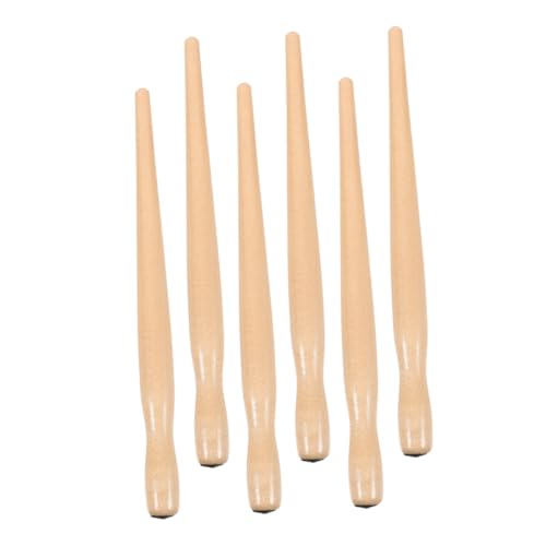 ARTIBETTER Wooden Calligraphy Pen Holder 6 Pcs Dip Pen Holders for Art Writing Drawing