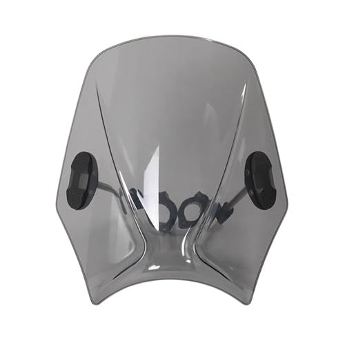 Pare-brise de phare moto aérodynamique déviateur de vent pour guidon custom