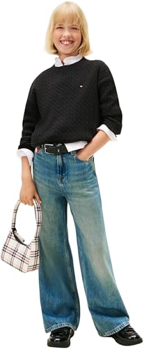 Pull torsadé Tommy Hilfiger pour habiller bébé sans irritation