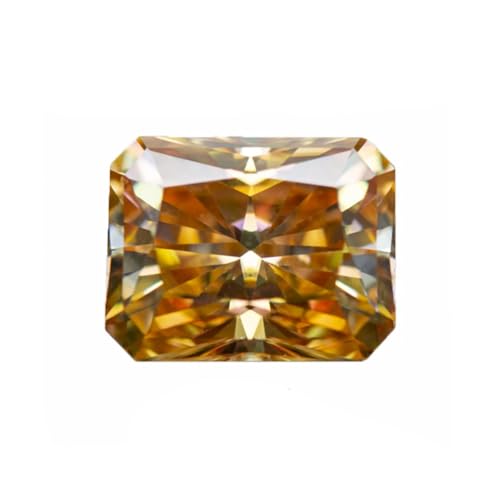 Moissanite radiante VVS1 : créez vos bijoux de luxe sans le prix du diamant