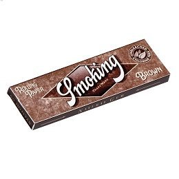 smoking (スモーキング) シングル ブラウン ペーパー 60枚入り×20 手巻きタバコ 巻紙