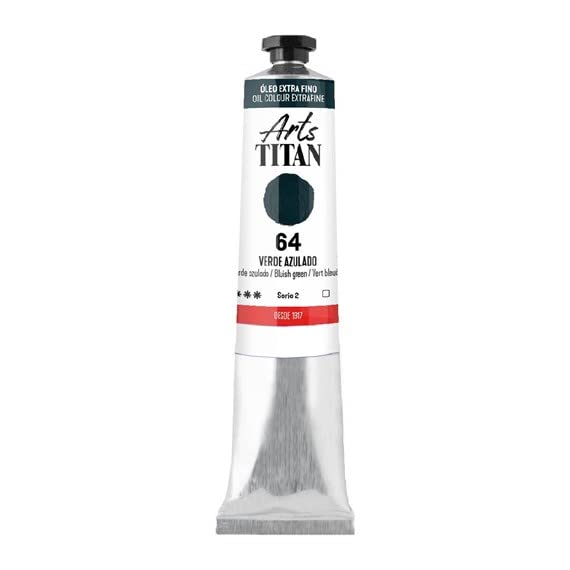 ÓLEO VERDE AZULADO TITAN Extrafino 6 - 20ml. Nº 64