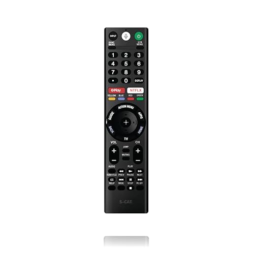 Image of S-CAT Compatible with Sony Bravia TV Remote RMF-TM300U RMF-TM310U Models Suitable for Smart 4K Android Google Television with Voice Command (Pairing Must - Contact Customer Care in Case of Any Issues)