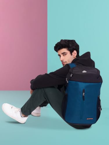 Image of COSMUS Sedna Dx Polyester 17 LTR Indigo Blue Casual Laptop Backpack