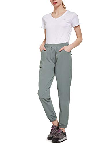 BALEAF Women's UPF 50+ Hiking Pants Athletic Joggers Lightweight Quick Dry Running Pants