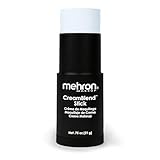 Mehron Makeup CreamBlend Stick | Face Paint, Body Paint, & Foundation Cream Makeup | Perfect for Halloween .75 oz (21 g) (Moonlight White)